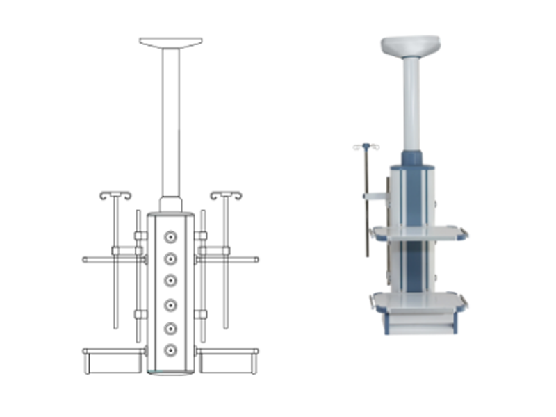 多功能醫(yī)療柱--雙面